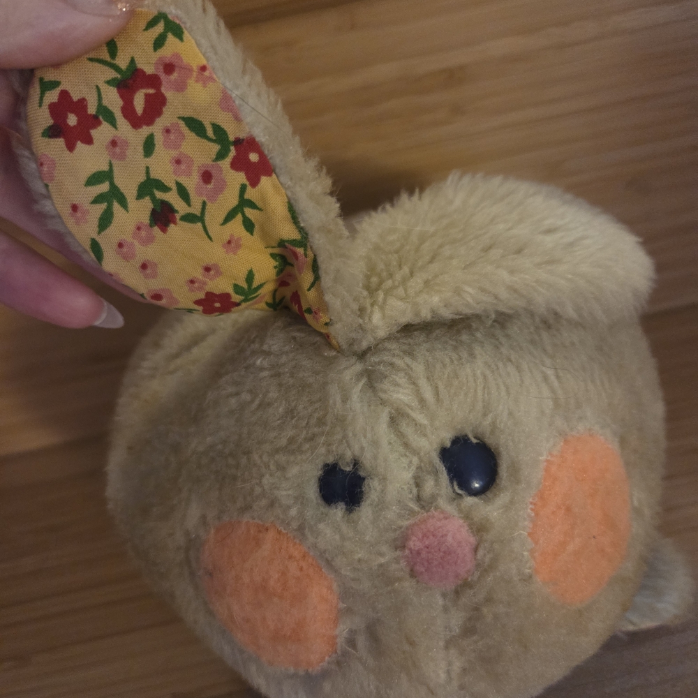 Fisher-Price Tan and Orange Plush Bunny - Picture 6 of 6